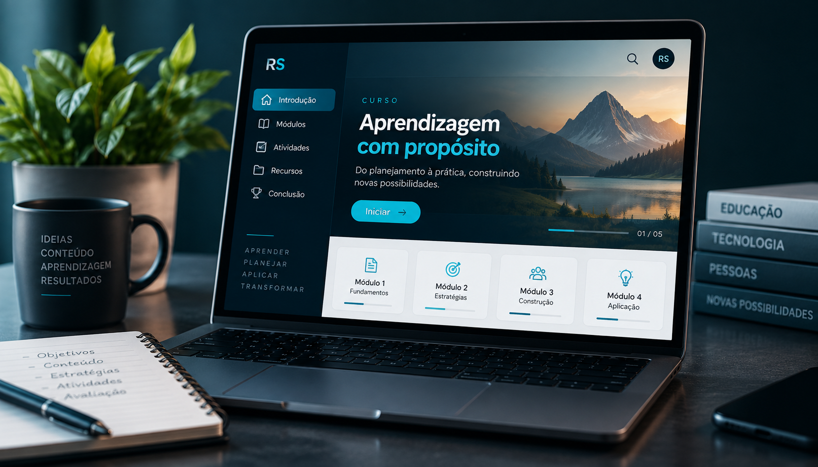 Experiências de aprendizagem: organização de conteúdos e percursos educacionais.