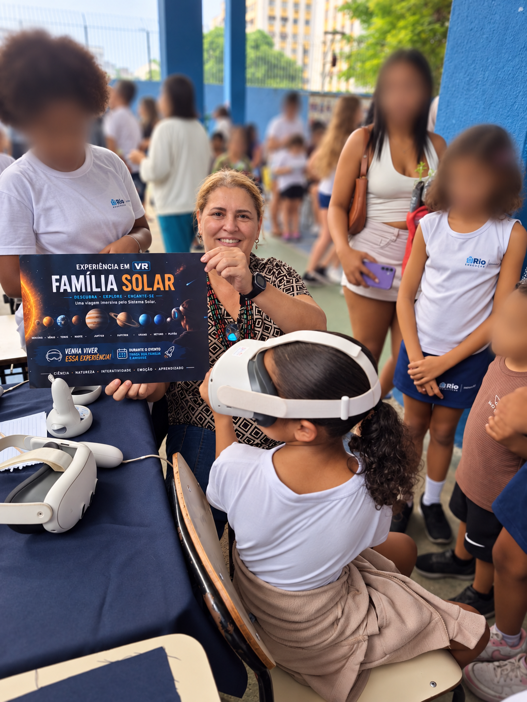 Experiência de Realidade Virtual em ambiente escolar